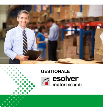 gestionale eSolver per i Motori Ricambi + Banche Dati - 3 postazioni